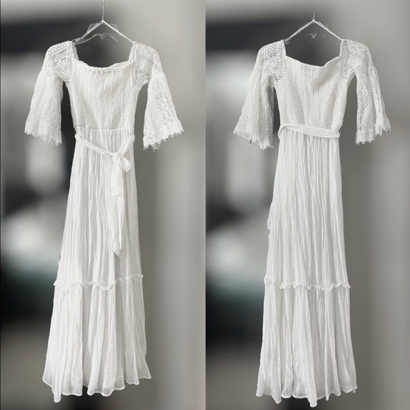 Vici White Bohemian Dress - Picture 3 of 3